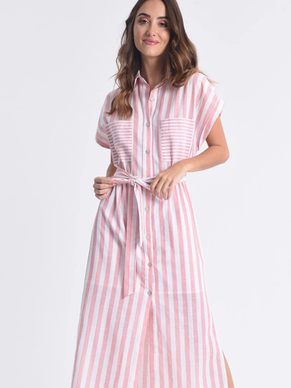 Molly Bracken summer midi Shirt Dress